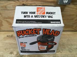 lot 17 image: Bucket Head WetDry Vac Powerhead Model # BH0100
