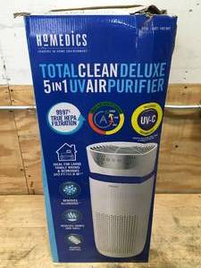 lot 160 image: Homedics Total Clean Deluxe 5 in 1 UV Air Purifier