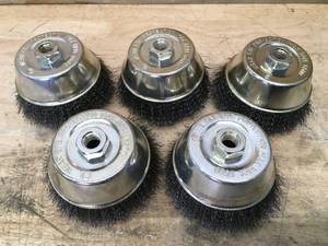 lot 177 image: Lot of 5 - Klutch Crimped Wire Cup Brush