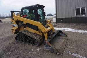 2015 Cat 257D 2 Speed Multi Terrain Skid Loader Skid Steer