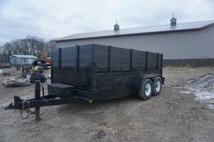2003 H & H 14 Tandem Axle Hydraulic Dump Trailer