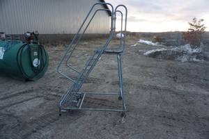 Cotterman Wheeled Material Handling WarehouseShop Ladder