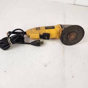 lot 13 image: Dewalt DW402 Angle Grinder Tested Works Good Condition