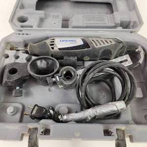 lot 14 image: Dremel 4000 With Case Tested Works Some Cord Damage Good Condition