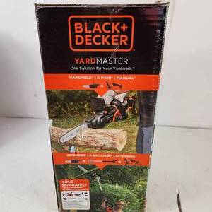 lot 28 image: New BlackDecker Yardmaster Chainsaw Attachment BCASCS60B