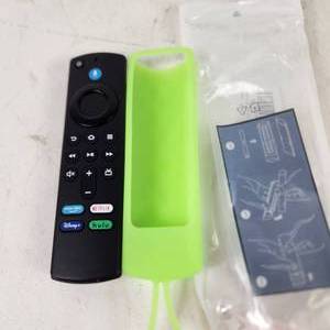 lot 60 image: Voice Remote Replacement For Amazon Fire TV Stick 2nd Gen3rd Brand New With Green Cover
