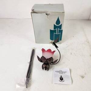 lot 63 image: Partylite P7552 Hummingbird Garden Spike Open Box Excellent Condition