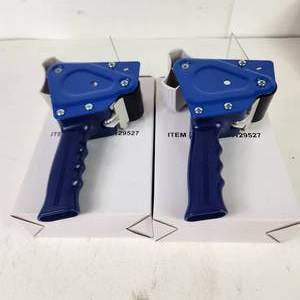lot 69 image: Lot Of Two New Blue Tape Dispensers For Shipping
