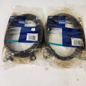 lot 70 image: Lot Of Two Washing Machine Inlet Hoses 5041190 5 And 5041180 4 Good Condition