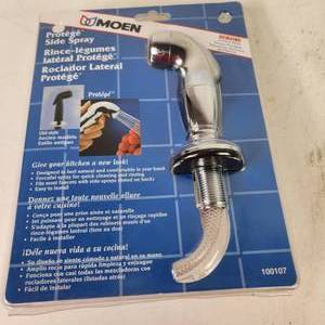 lot 71 image: Moen Protege Side Spray 100107 Silver