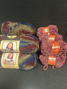 Large Rolls of Pure Essence Yarn & Small Rolls of Patons Bohemian Yarn