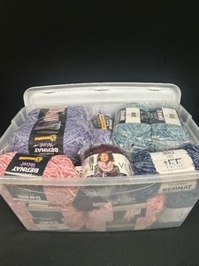 Large Tote of Bernat Velvet Yarn