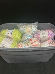 Tote of Bernat Baby Blanket Yarn