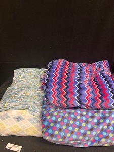 Assortment of Colorful MinkyFleece Fabric