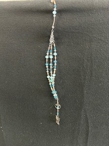 Handmade Blue Swarovski Crystal Angel Suncatcher