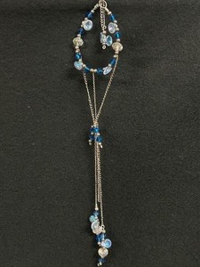 Silver Plated & Blue Swarovski Crystal Suncatcher