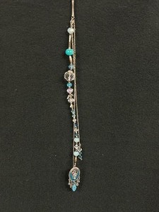 Handmade Teal Swarovski Crystal Suncatcher