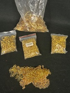 Assortment of Gold Plated Findings