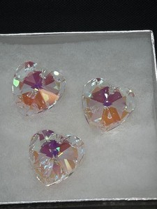 Large Swarvoski Crystal Heart Suncatcher Beads