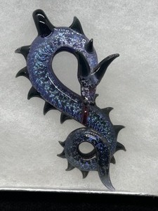 Sea Dragon Dichroic Glass Pendant