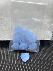Air Blue Opal Swarovski Hear Crystals