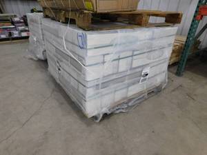 lot 11 image: Por Industry White 6x24  Porcelain tile  Builder Grade  Pallet Lot 48 Cases  684 S.F