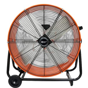 lot 54 image: Commercial Electric 24 in. 2-Speed Heavy Duty Tilt Drum Fan