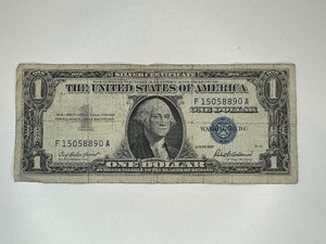 ONE DOLLAR SILVER CERTIFICATE SERIES 1957
