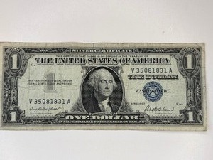 ONE DOLLAR SILVER CERTIFICATE SERIES 1957