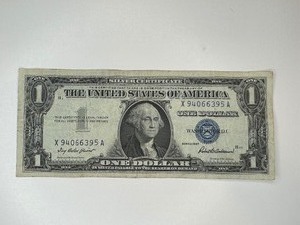 ONE DOLLAR SILVER CERTIFICATE SERIES 1957