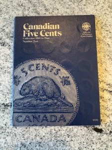 CANADIAN FIVE CENTS - TEN CENTS - TWENTY FIVE CENTS BOOKS
