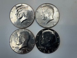 LOT OF KENNEDY HALF DOLLARS MIXED DATES - D