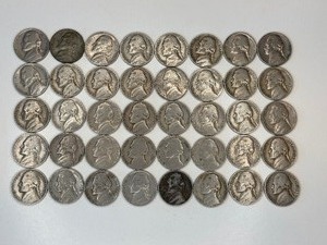 LOT OF 40 NICKLES MIXED EARLY DATES