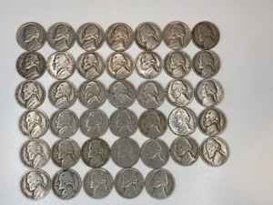 LOT OF 40 NICKLES MIXED EARLY DATES
