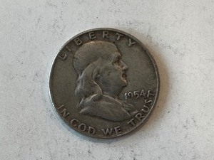 1954 FRANKLIN HALF DOLLAR - D