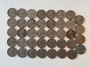 LOT OF 39 NICKLES MIXED EARLY DATES