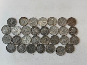 LOT OF 30 SILVER DIMES MIXED DATES