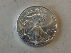 2001 AMERICAN EAGLE SILVER DOLLAR