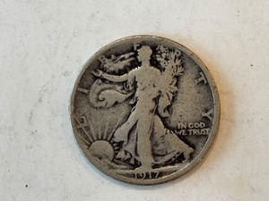 1917 WALKING LIBERTY SILVER HALF DOLLAR