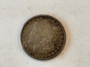 1921 MORGAN SILVER DOLLAR - S