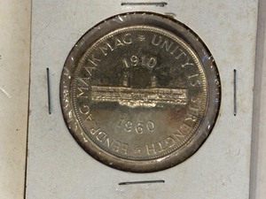 SOUTH AFRICA 1960 SILVER 5 SHILLINGS COIN
