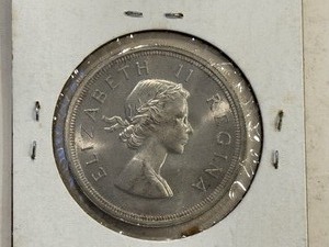 1953 SOUTH AFRICA 5 SHILLINGS COIN