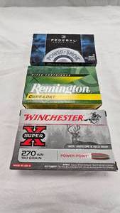 lot 2 image: .270 Win Ammo