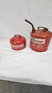 lot 46 image: Metal Gas Cans