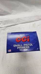 lot 118 image: CCI Small Pistol Primers