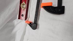 lot 136 image: Tool Lot-Clamps and Level