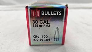 lot 137 image: Hornady 30 Cal Bullets