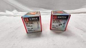 lot 140 image: Hornady 22 Cal Bullets