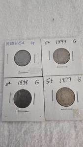 lot 92 image: 1897-1900 Nickels (4)