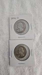 lot 128 image: 1940 quarters